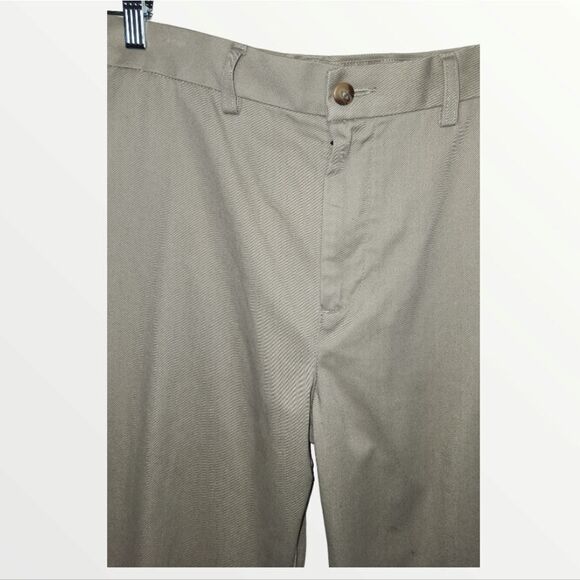 Croft & Barrow Classic Fit beige flat pants 36x32 - Picture 6 of 10